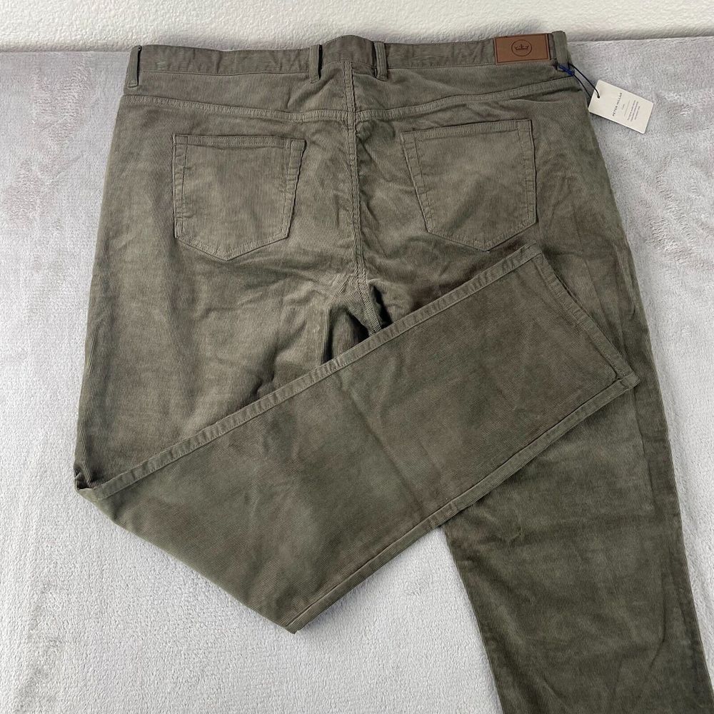 Peter Millar Pants Men 42x35 Juniper Superior Soft Corduroy Five-Pocket NWT $170